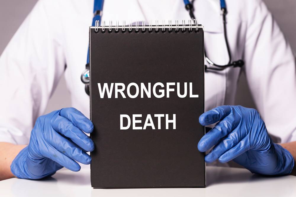 Wrongful death inscription. Medical doctor error